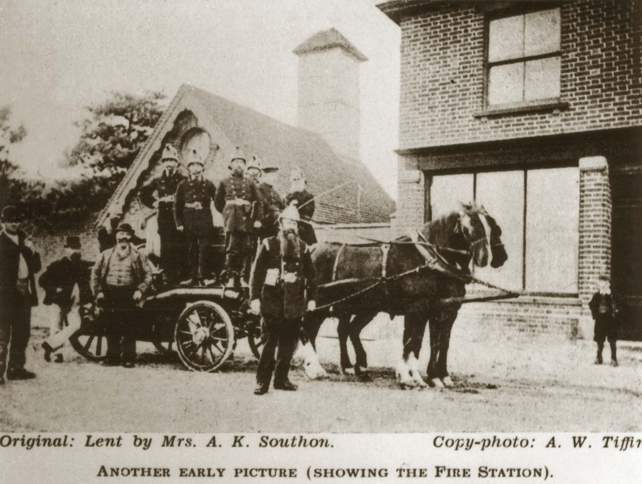 Early fire steam engine, Goudhurst Fire Station
